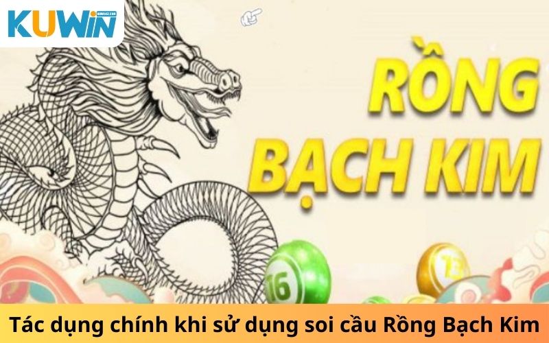 Tác dụng chính khi sử dụng soi cầu Rồng Bạch Kim